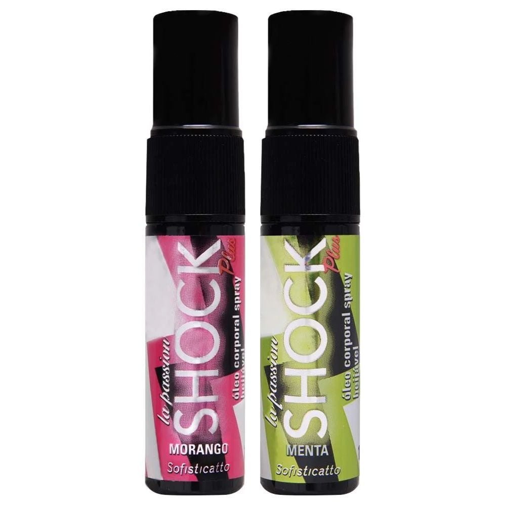 Shock Plus óleo Eletrizante Beijável Spray 15ml Sofisticatto