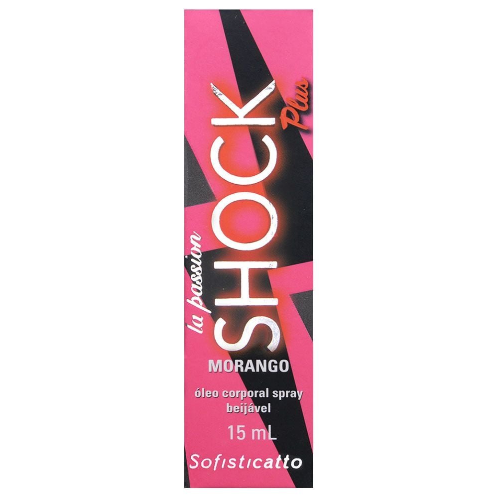 Shock Plus óleo Eletrizante Beijável Spray 15ml Sofisticatto