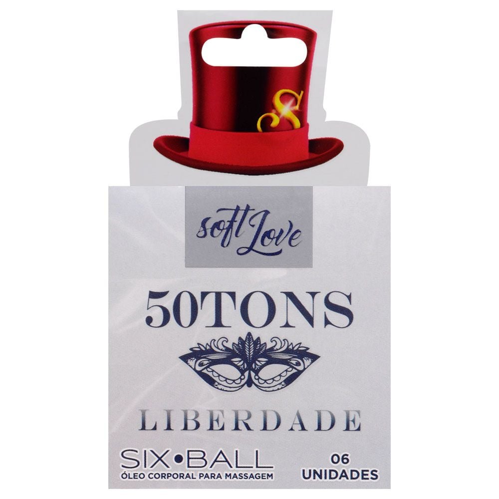 Six Ball 50tons Liberdade 6 Unidades Soft Love