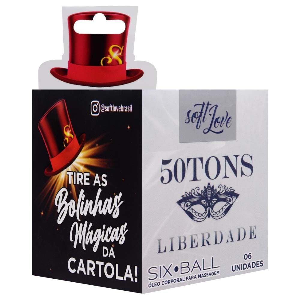 Six Ball 50tons Liberdade 6 Unidades Soft Love