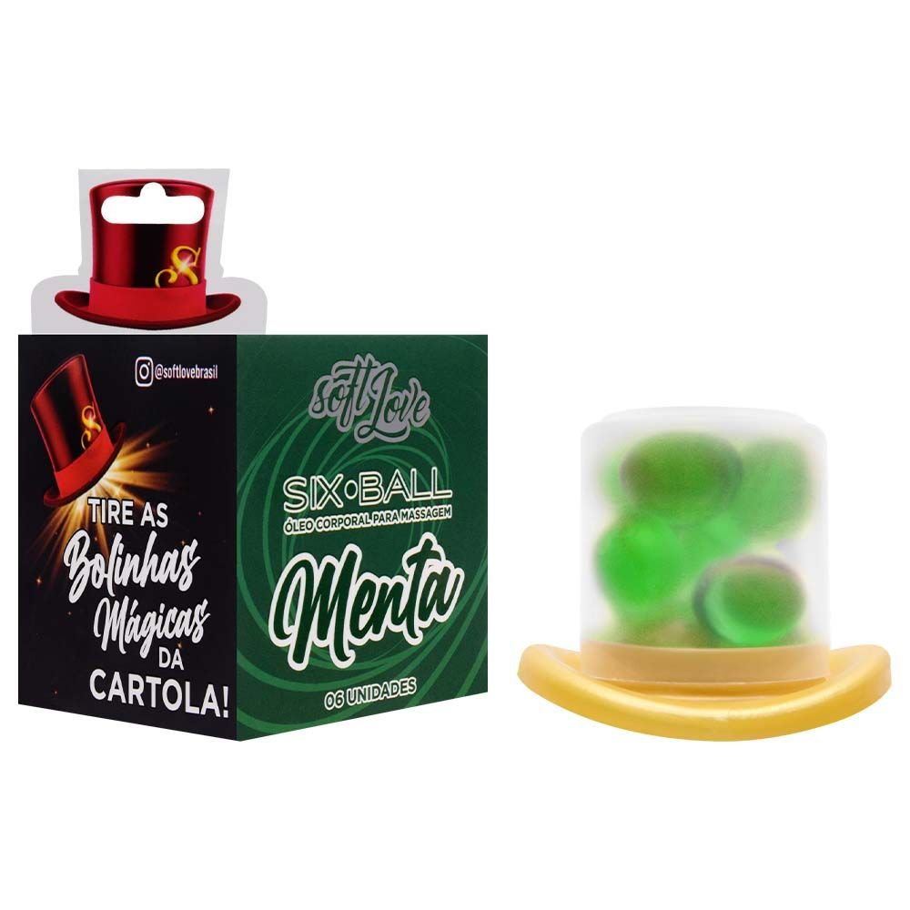 Six Ball Bolinha Beijável 6 Unidades Soft Love