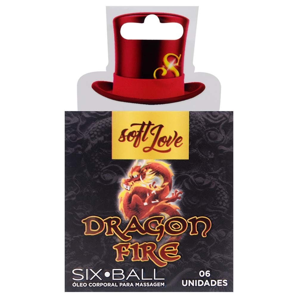 Six Ball Dragon Fire Bolinha Excitante 6 Unidades Soft Love