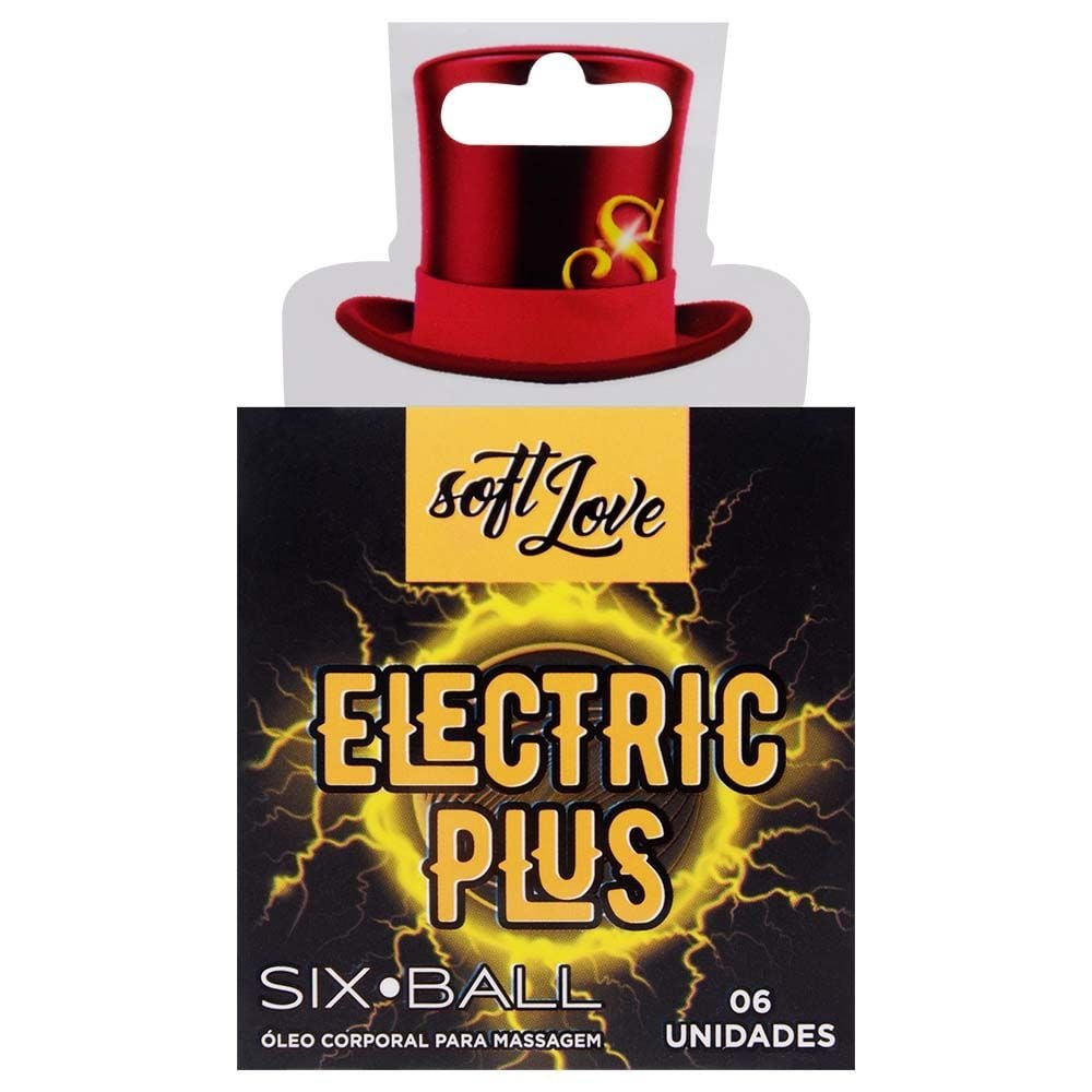 Six Ball Eletric Plus Bolinha Vibra 6 Unidades Soft Love