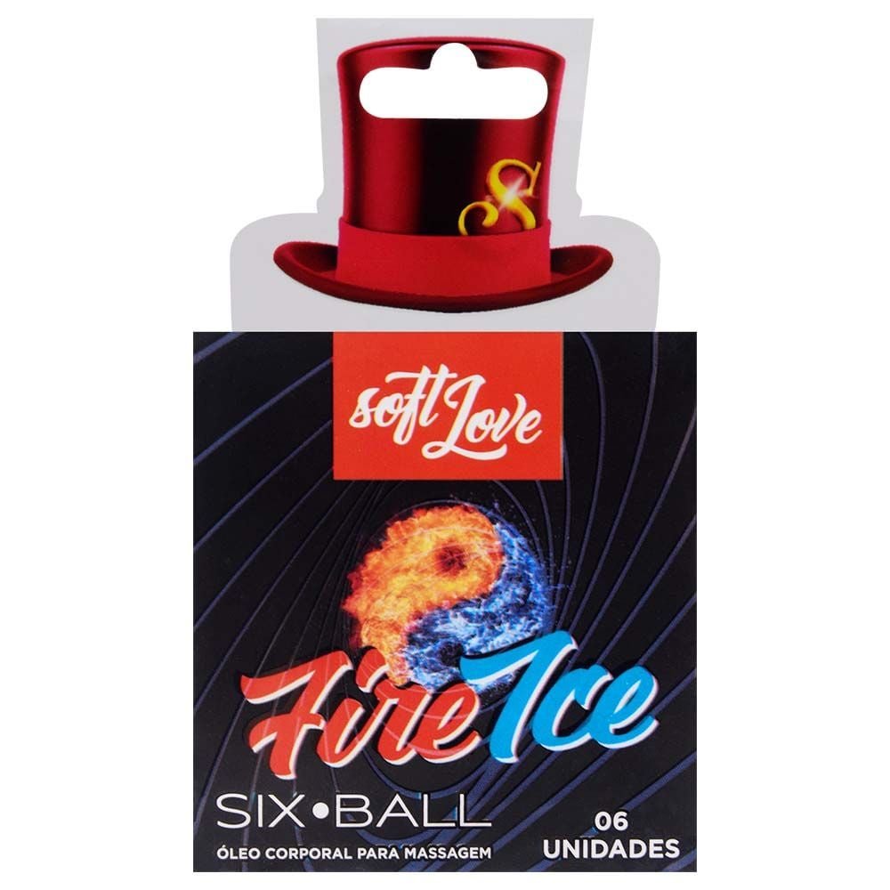 Six Ball Fire Ice Bolinha Excitante 6 Unidades Soft Love