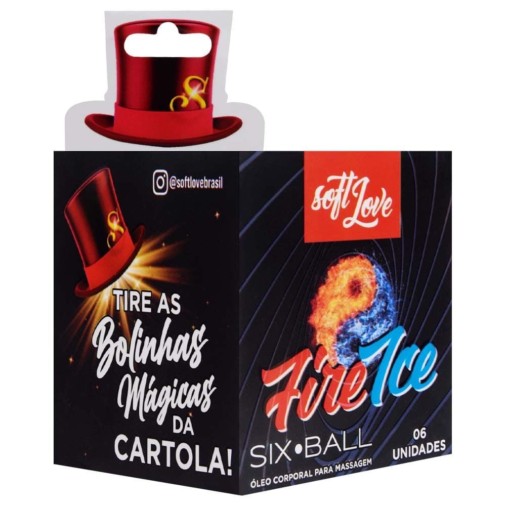 Six Ball Fire Ice Bolinha Excitante 6 Unidades Soft Love