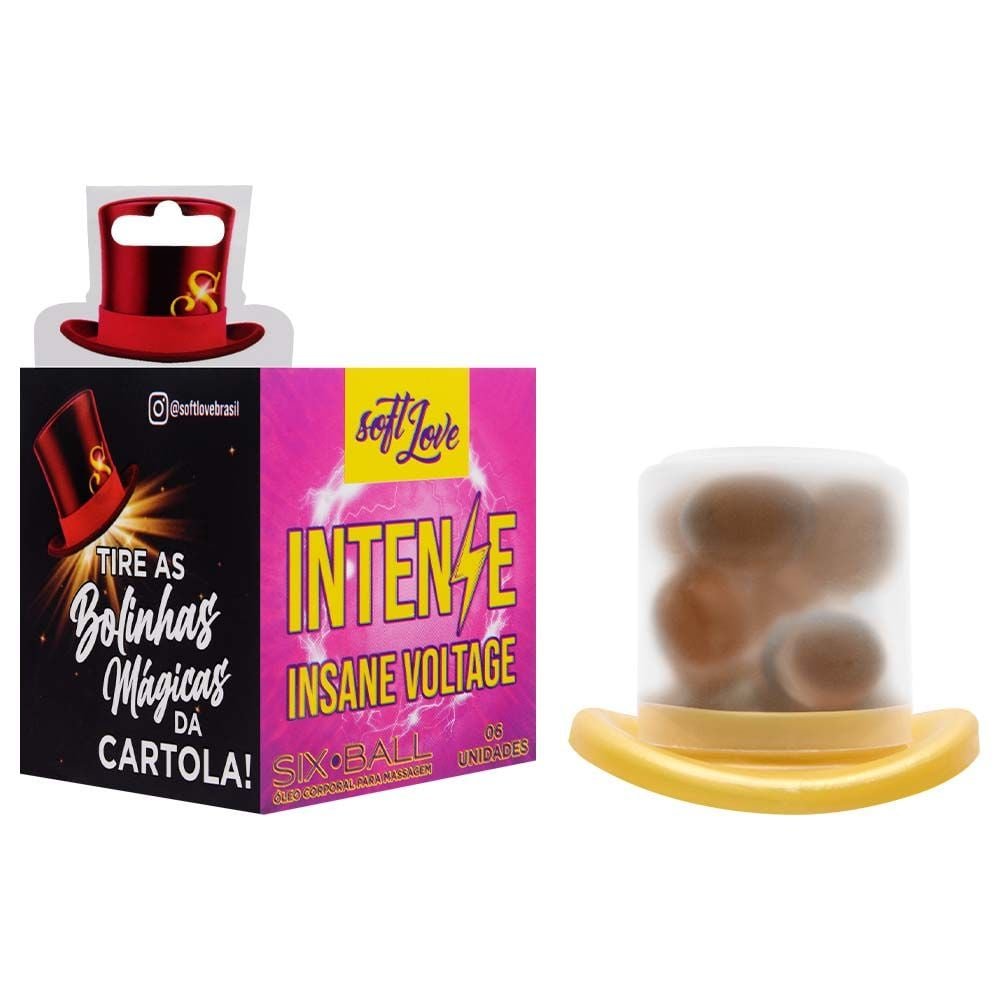 Six Ball Intense Bolinha Excitante 6 Unidades Soft Love