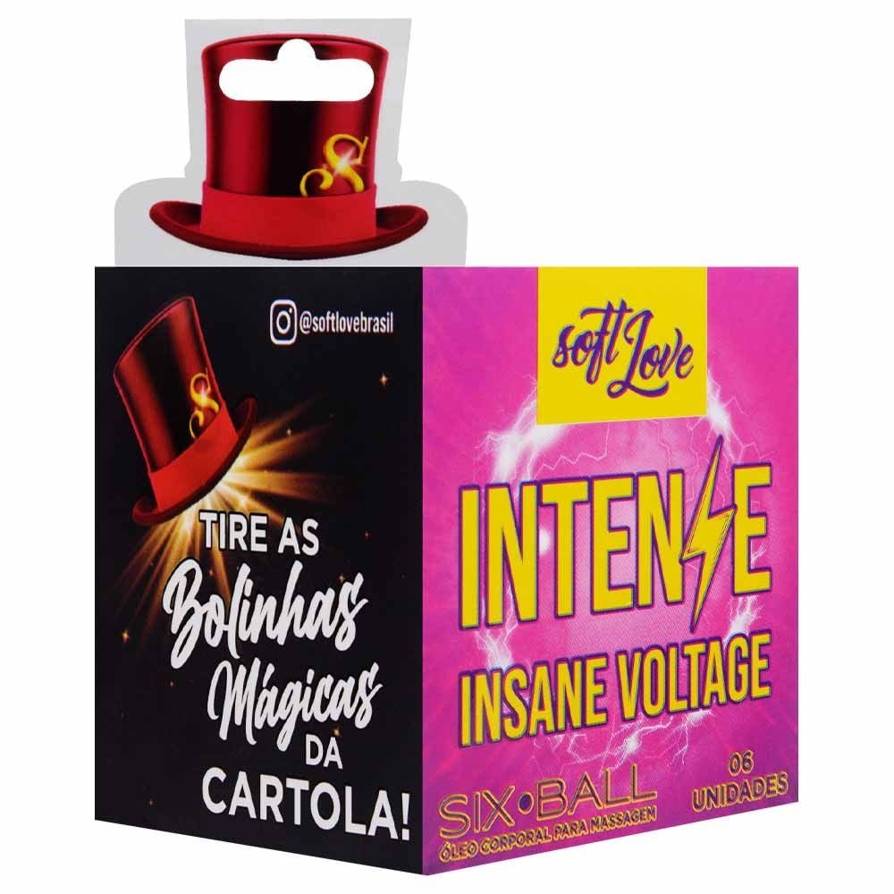 Six Ball Intense Bolinha Excitante 6 Unidades Soft Love