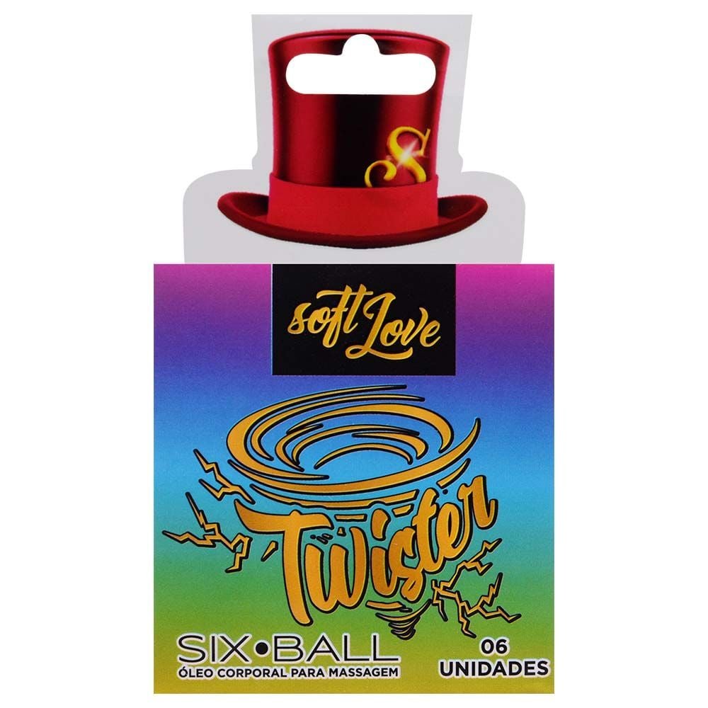 Six Ball Twister Bolinha Excitante 6 Unidades Soft Love
