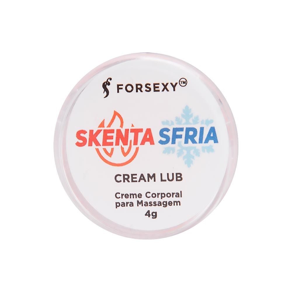 Skenta Sfria Cream Lub Gel Bifásico Unissex 4g For Sexy