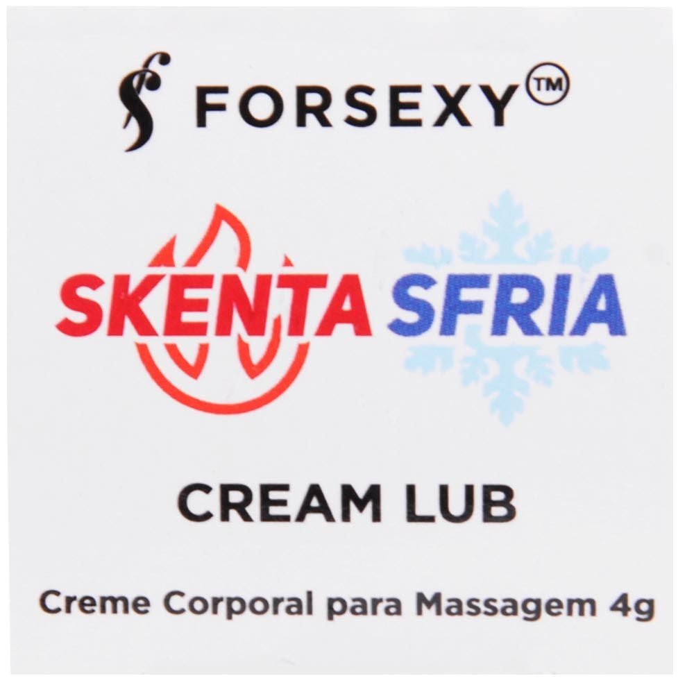 Skenta Sfria Cream Lub Gel Bifásico Unissex 4g For Sexy