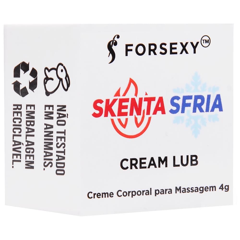 Skenta Sfria Cream Lub Gel Bifásico Unissex 4g For Sexy