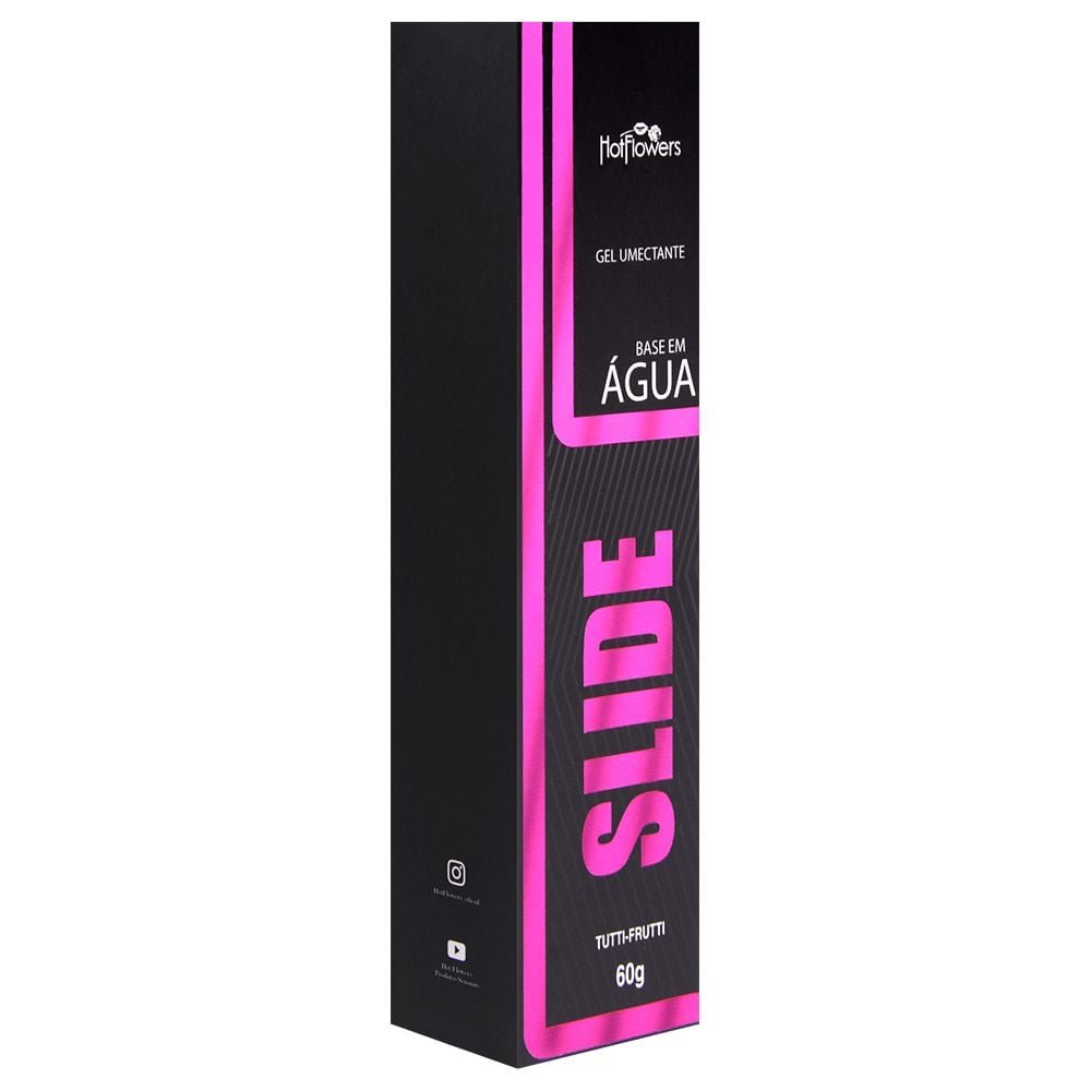 Slide Gel Lubrificante íntimo 60g Hot Flowers