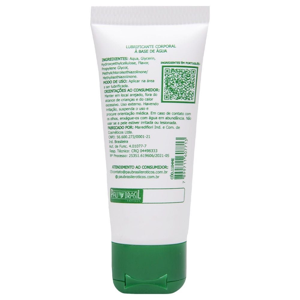 Slip Lubrificante A Base De água 20g Pau Brasil