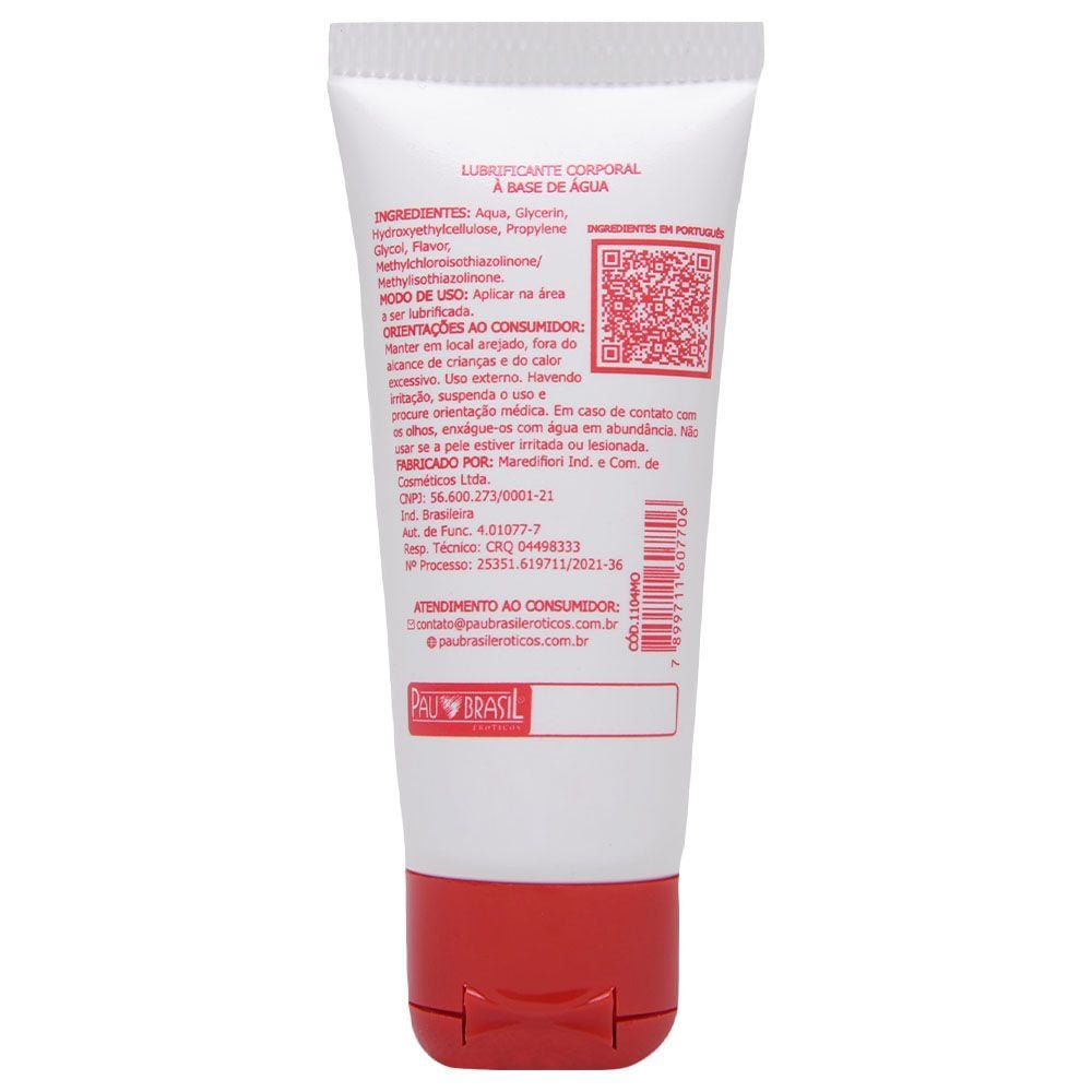Slip Lubrificante A Base De água 20g Pau Brasil