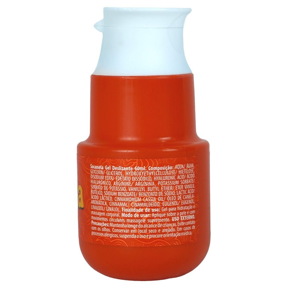 Sócanela Gel Deslizante Esquenta 60ml Hot Flowers