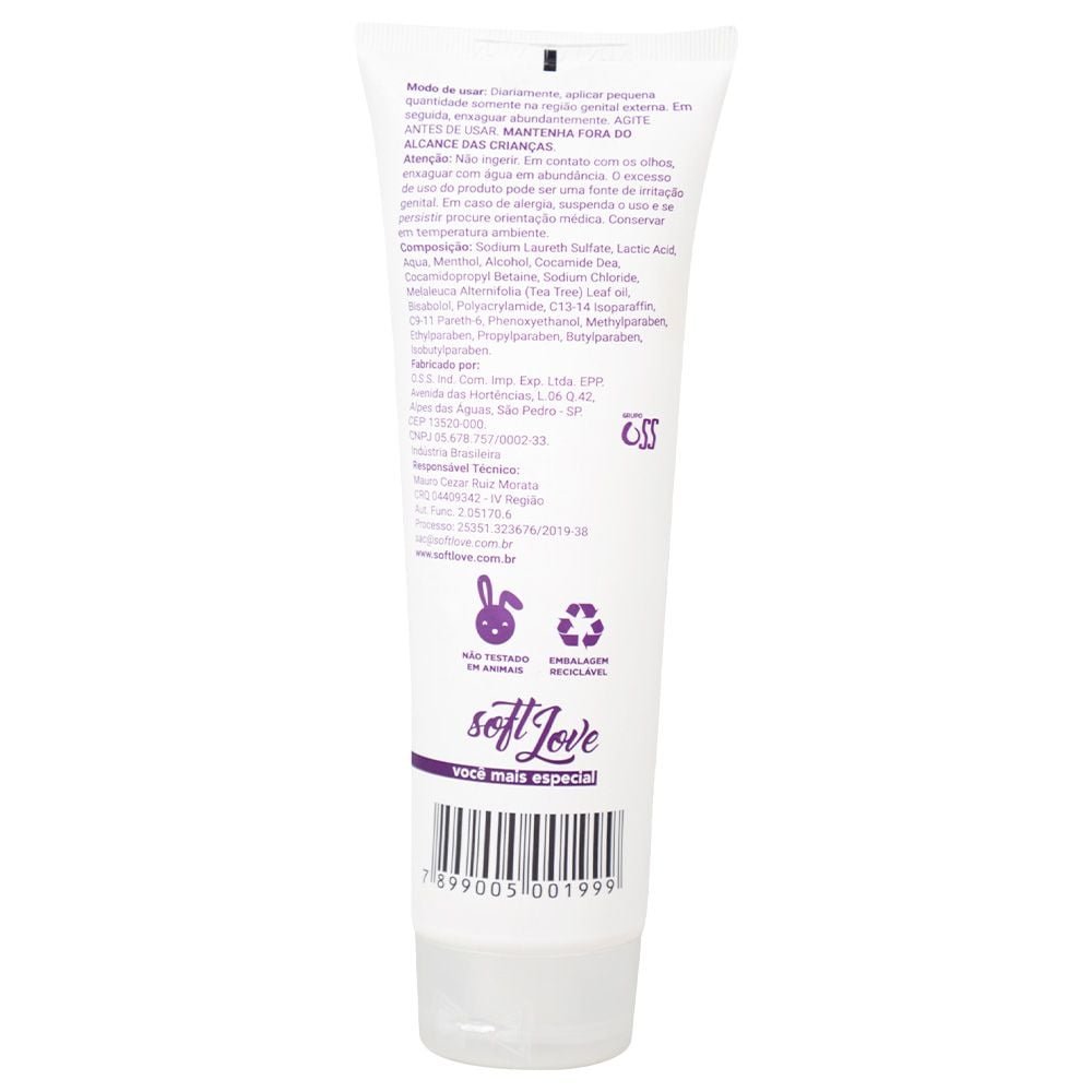 Soft íntimo Sabonete Uso Diário 250ml Soft Love