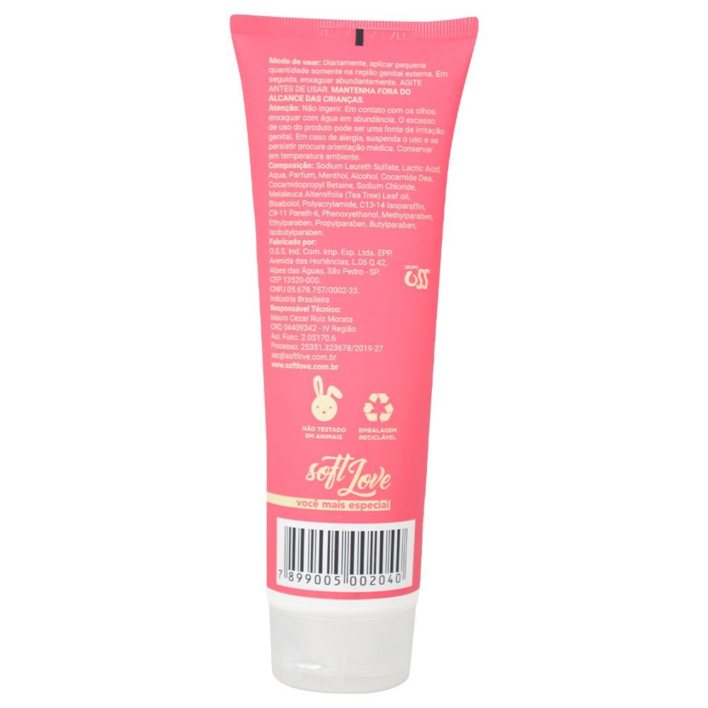 Soft íntimo Sabonete Uso Diário 250ml Soft Love
