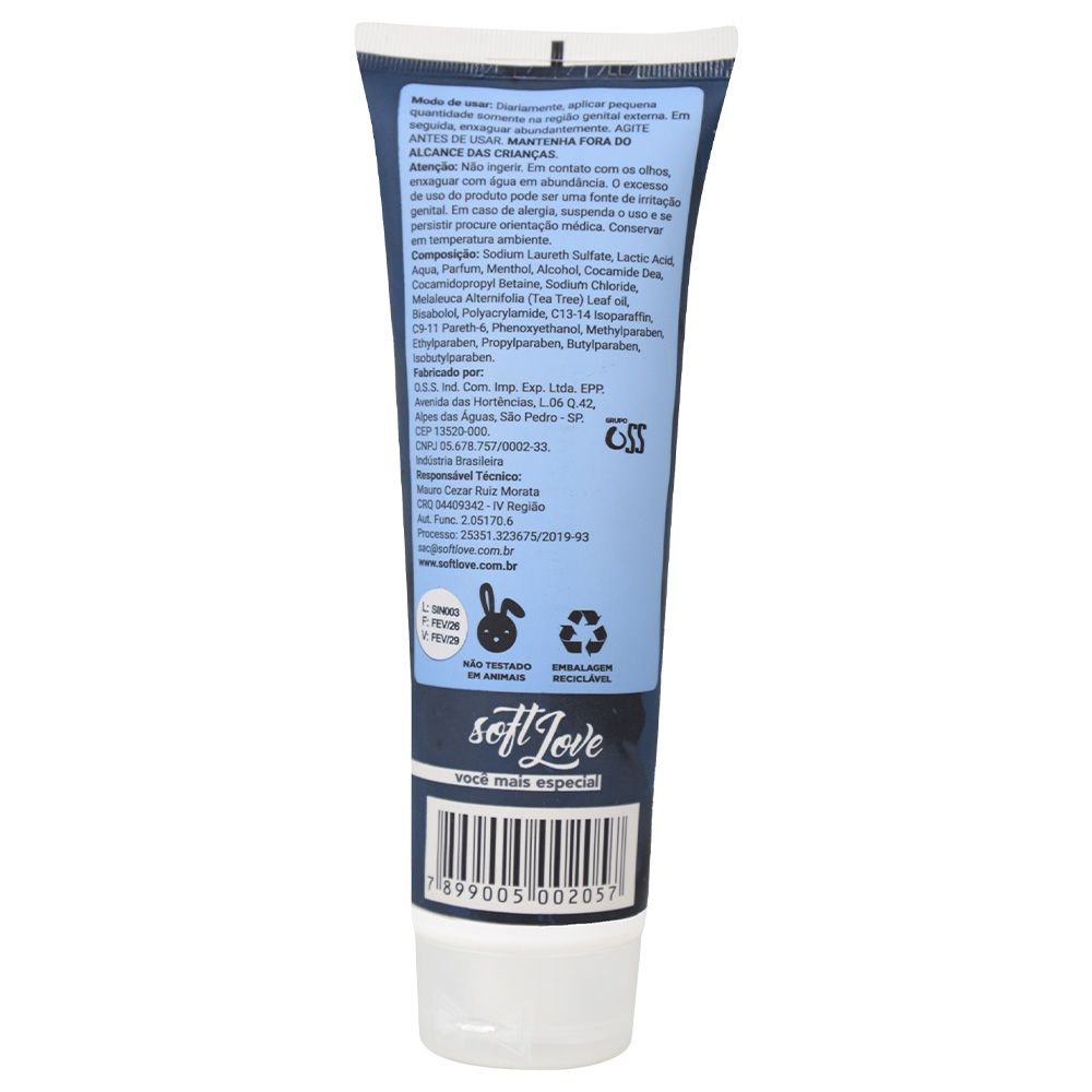Soft íntimo Sabonete Uso Diário 250ml Soft Love