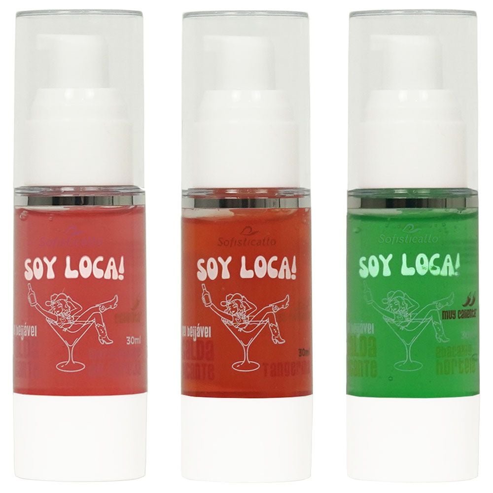Soy Loca Calda Picante Beijável 30ml Sofisticatto