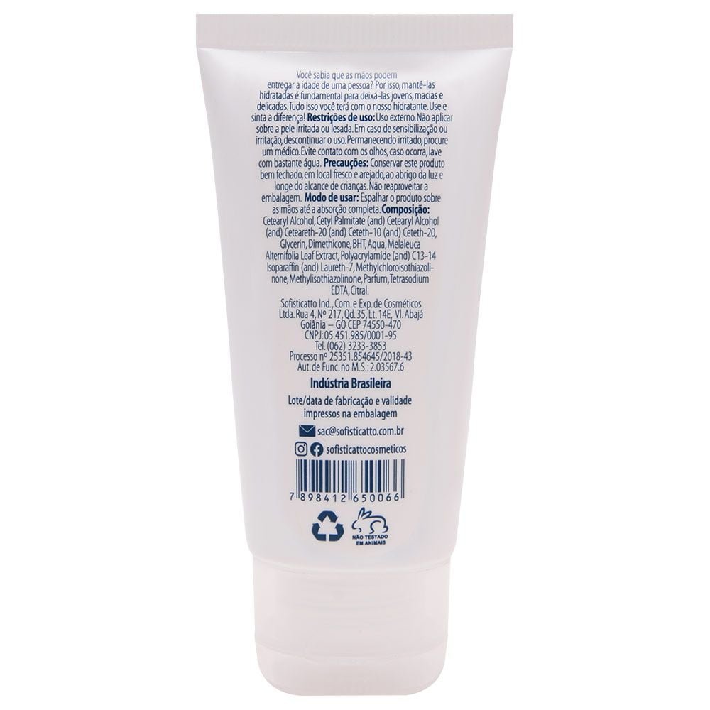 Spa Para Mãos E Unhas Creme 60g Sofisticatto