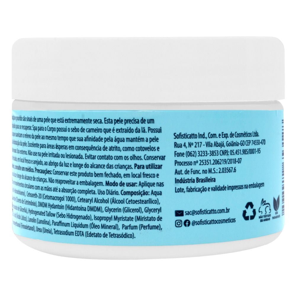 Spa Para O Corpo Sebo De Carneiro 250g Sofisticatto