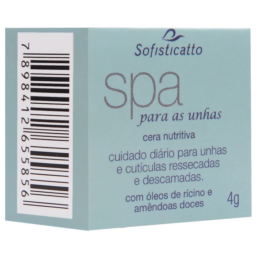 Spa Para Unhas Cera Nutritiva 4g Sofisticatto