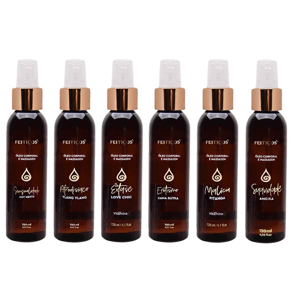 Suavidade óleo Aromático Spray Massagem 120ml Feitiços