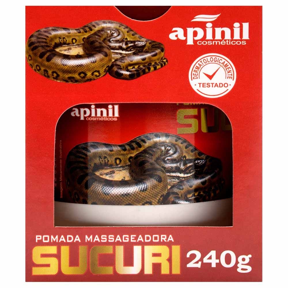 Sucuri Pomada Massageadora 240g Apinil