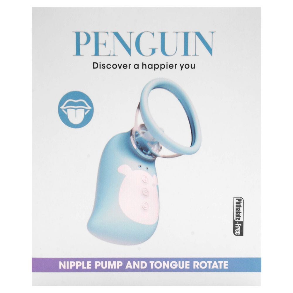 Sugador Clitoriano Penguin Língua Rotativa Vipmix