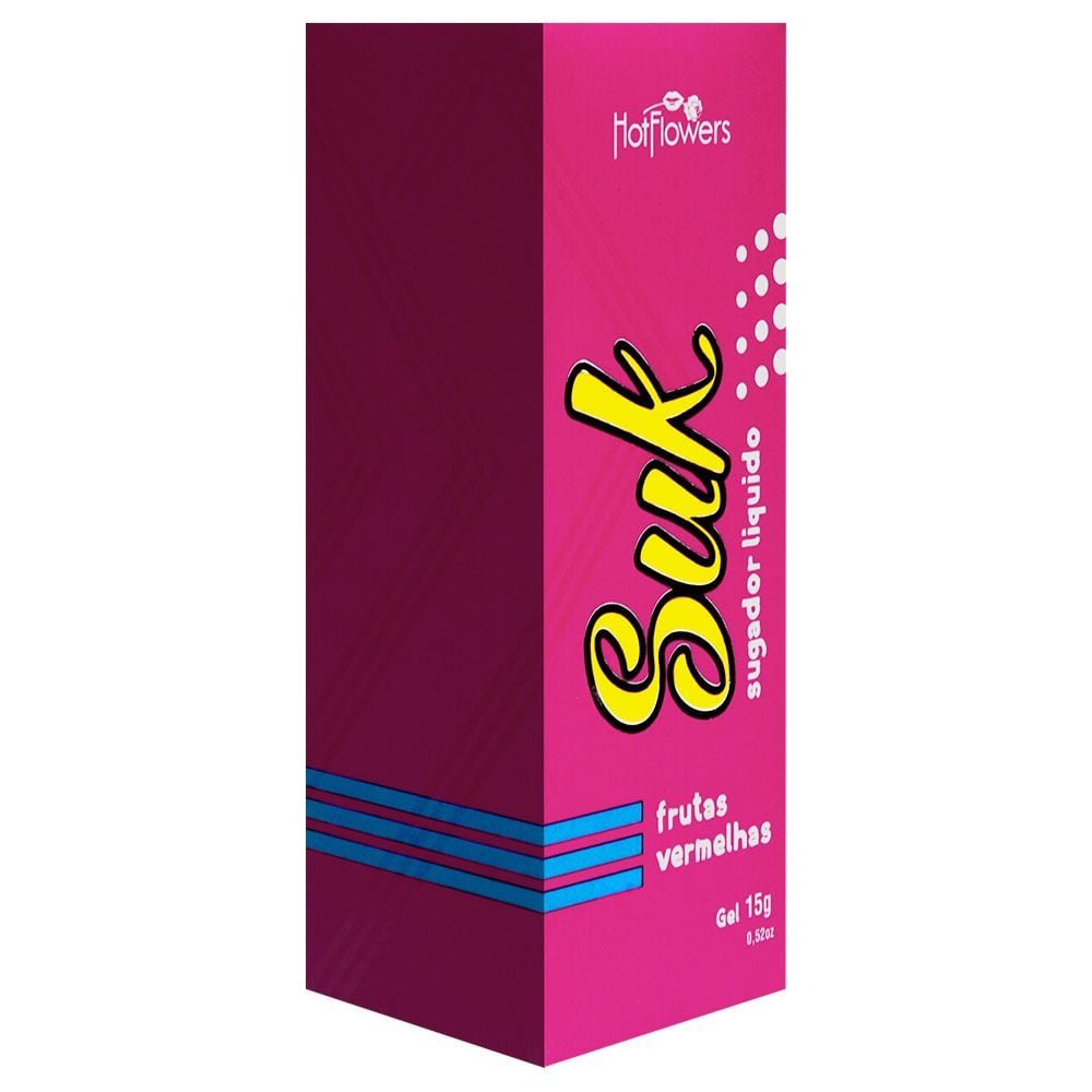 Suk Sugador Líquido Beijável 15g Hot Flowers
