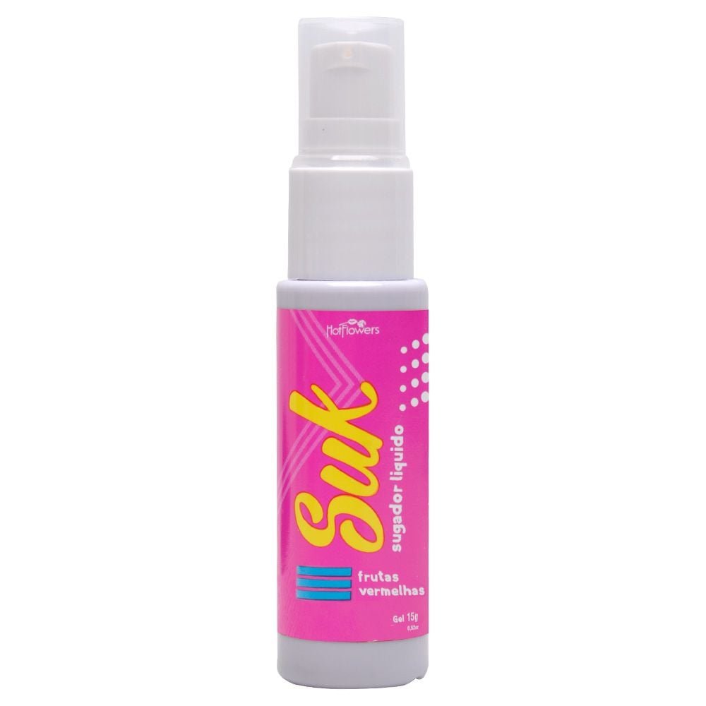 Suk Sugador Líquido Beijável 15g Hot Flowers