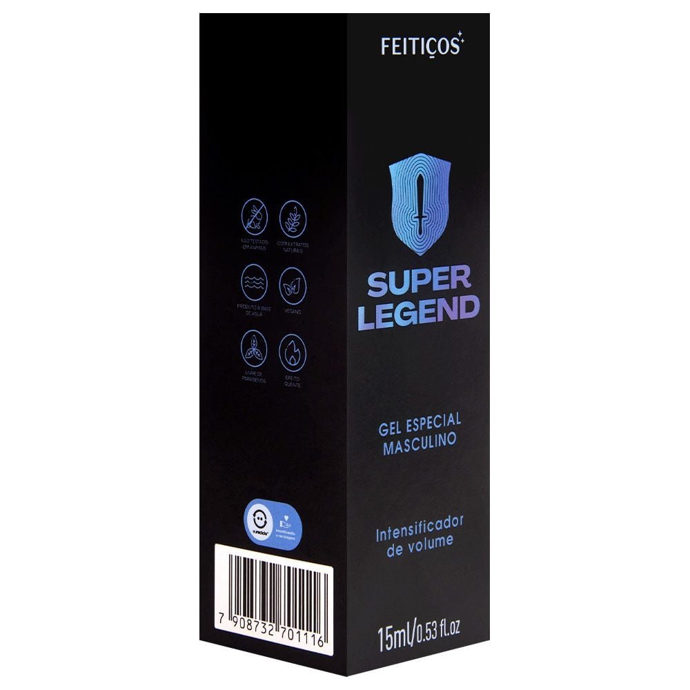 Super Legend Gel Especial Masculino 15ml Feitiços