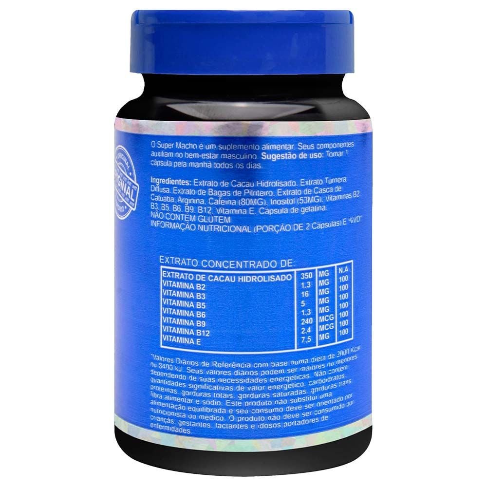 Super Macho 30 Cápsulas Performance Masculina Intt