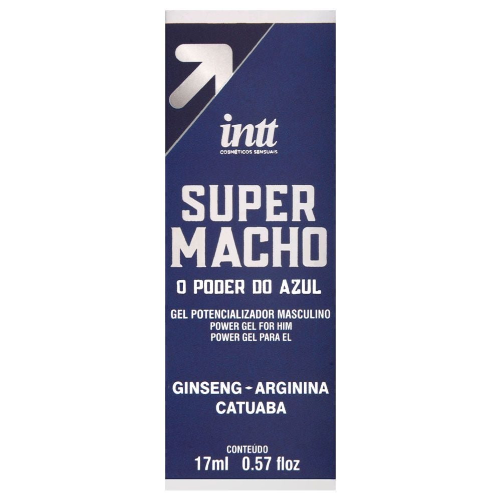 Super Macho Gel Potencializador Masculino 17ml Intt