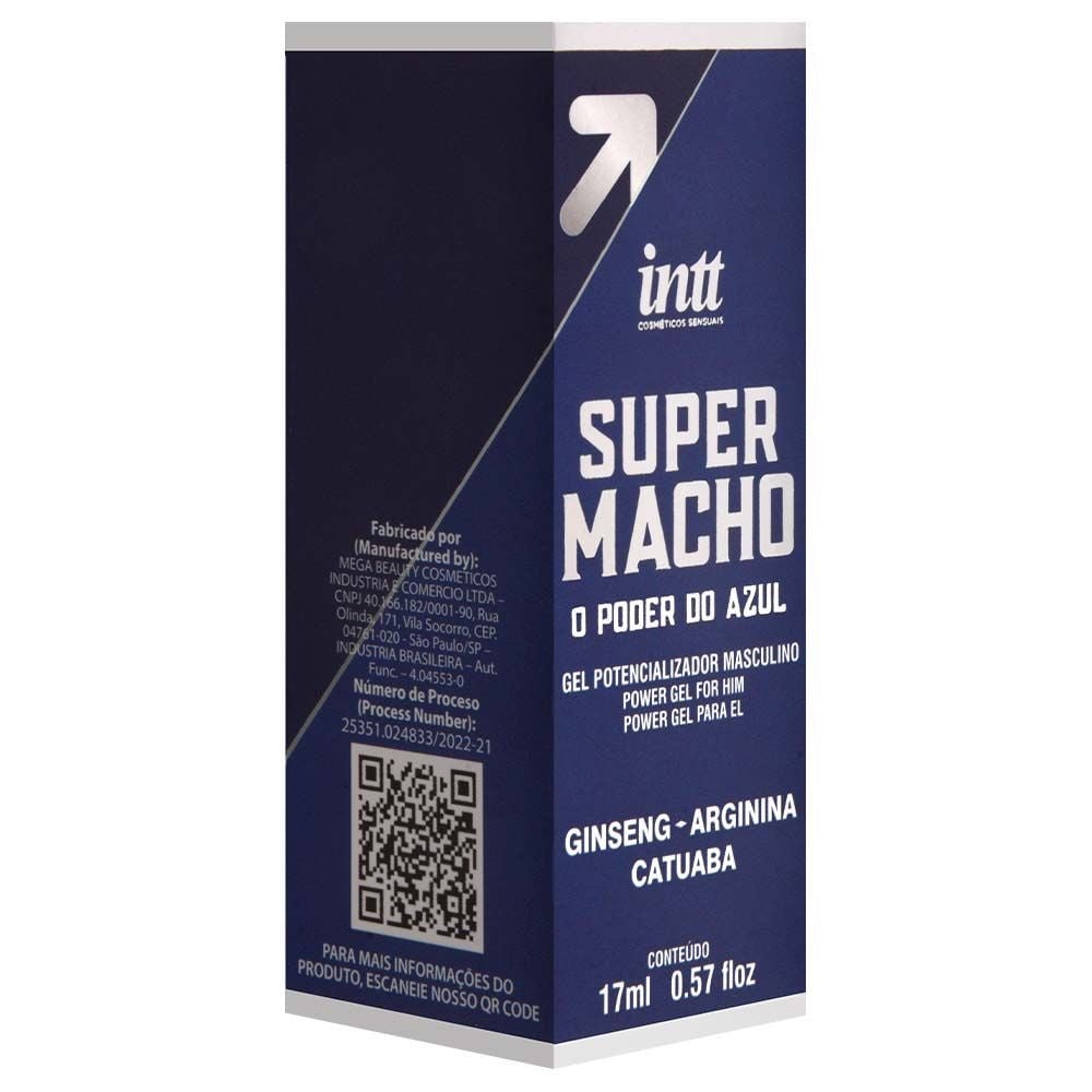 Super Macho Gel Potencializador Masculino 17ml Intt
