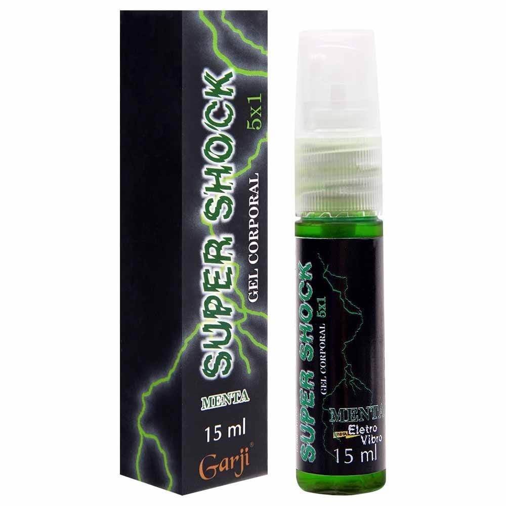 Super Shock Excitante Elétrico Spray Unissex 15ml Garji