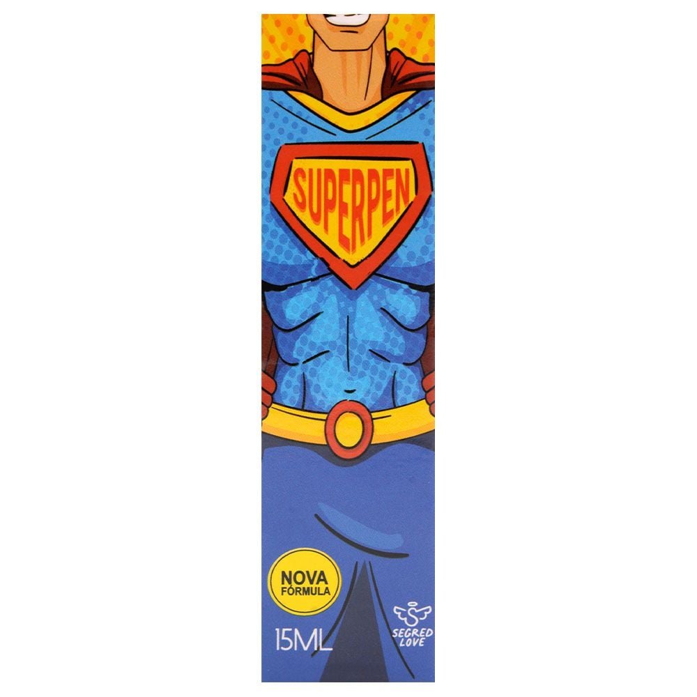Superpen Gel Intensificador De Ereção 15ml Segred Love