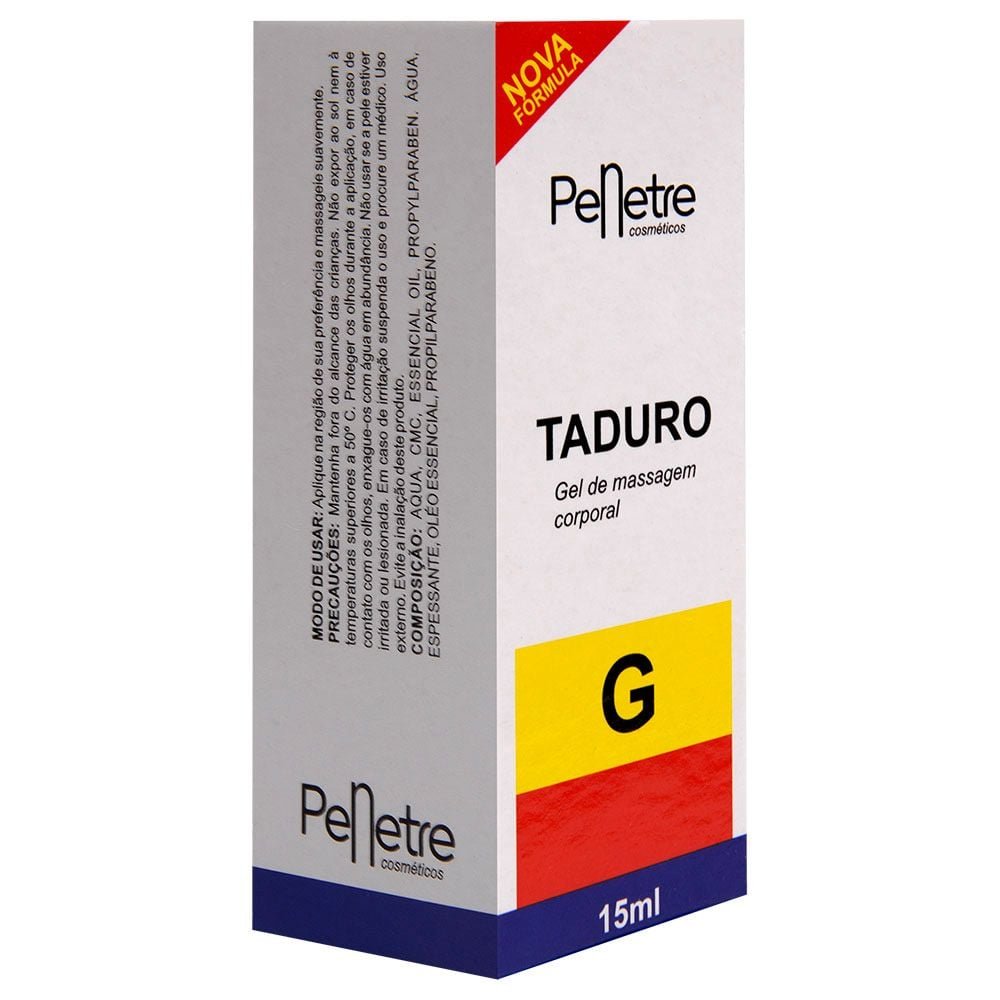 Taduro Gel Potência Masculina 15ml Penetre