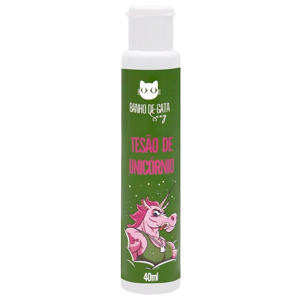 Tesão De Unicórnio Gel Excitante 40ml Banho De Gata