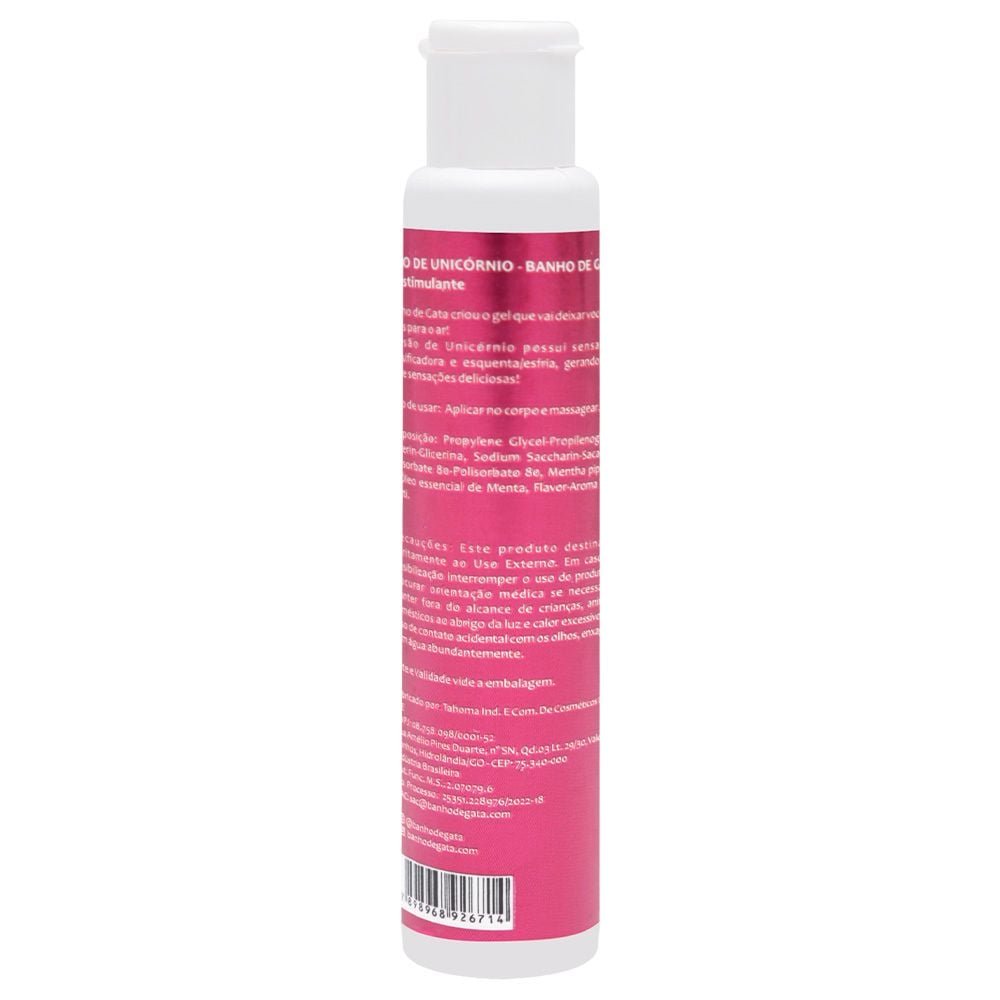 Tesão De Unicórnio Gel Excitante 40ml Banho De Gata