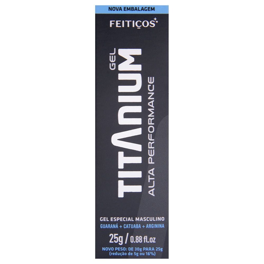 Titanium Gel Performance Masculina 25g Feitiços