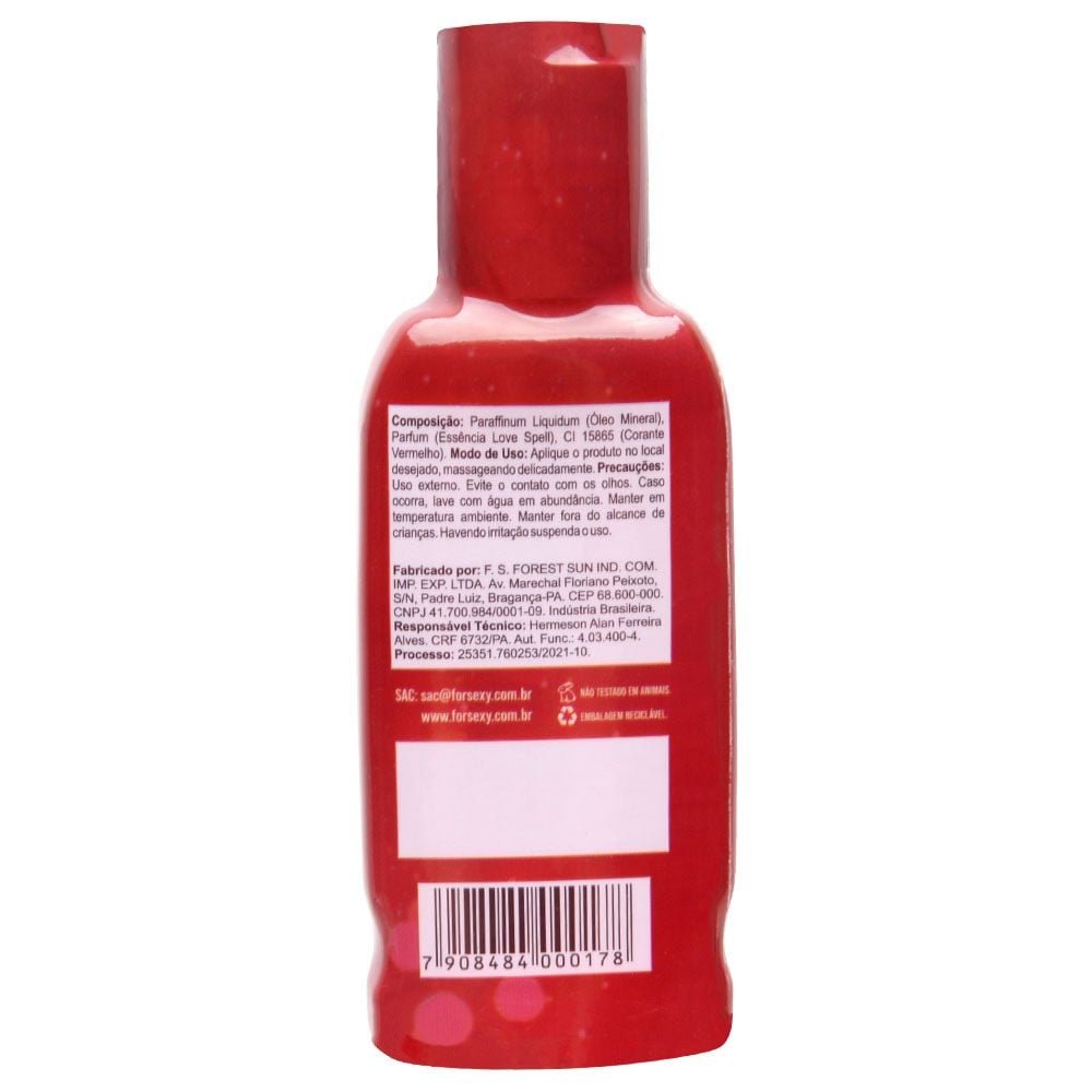 Toque De Amor óleo Corporal Perfumado 100ml For Sexy