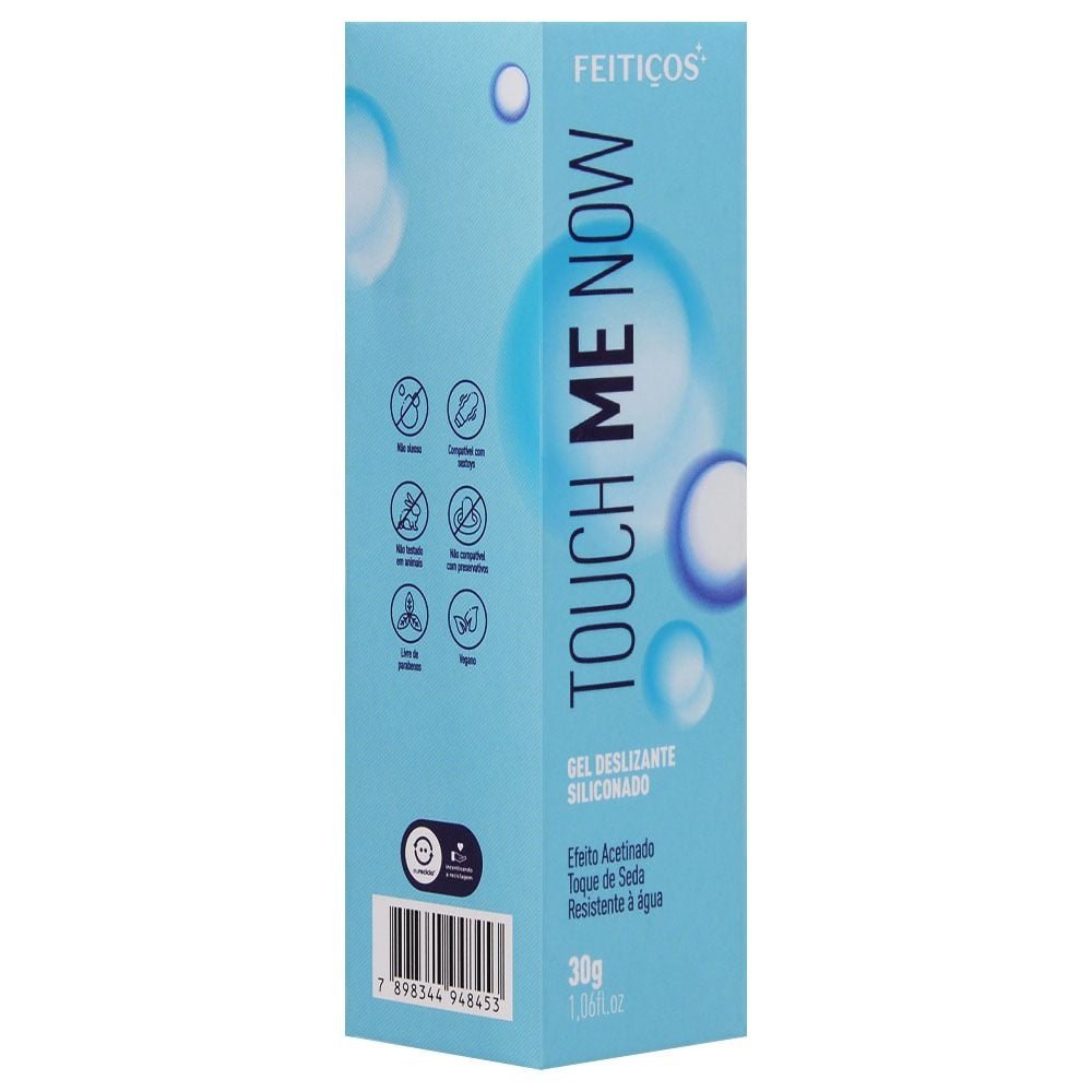 Touch Me Now Lubrificante 30ml Feitiços