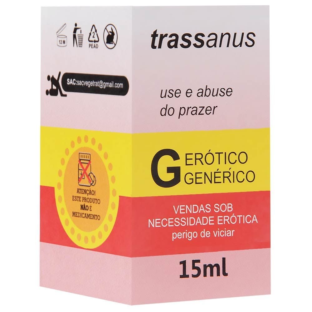 Trassanus Gel Beijo Grego 15ml Segred Love