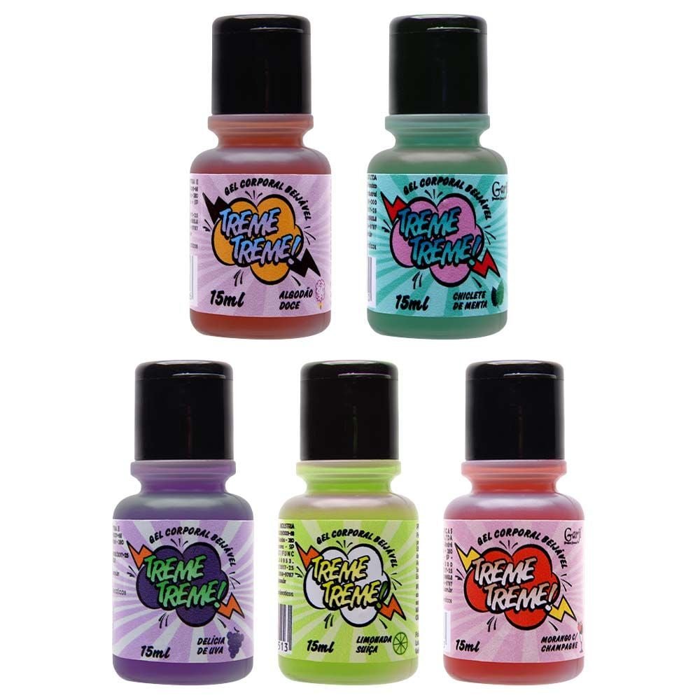 Treme Treme Gel Corporal Beijável 15ml Garji