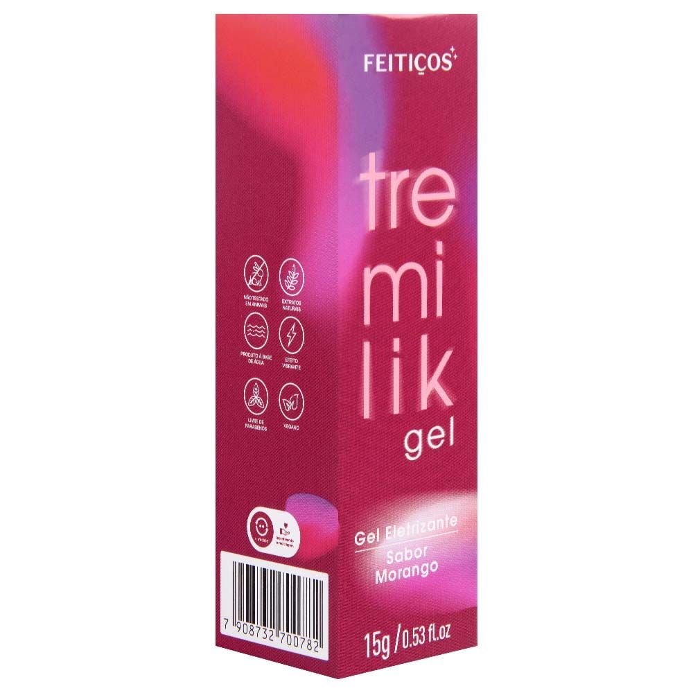 Tremilik Gel Eletrizante Beijável 15g Feitiços