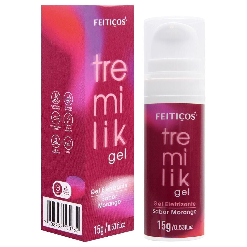 Tremilik Gel Eletrizante Beijável 15g Feitiços