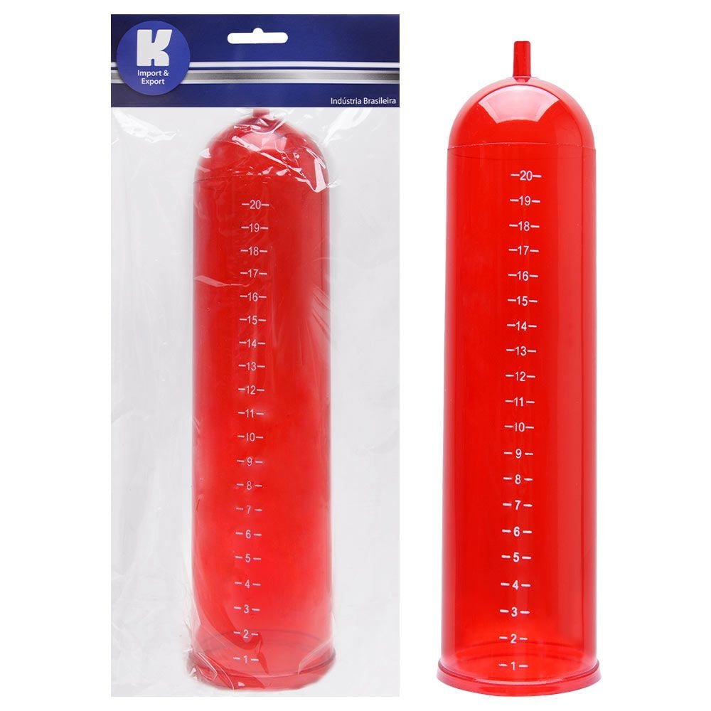 Tubo Para Bomba Peniana 20 X 6cm Kgel