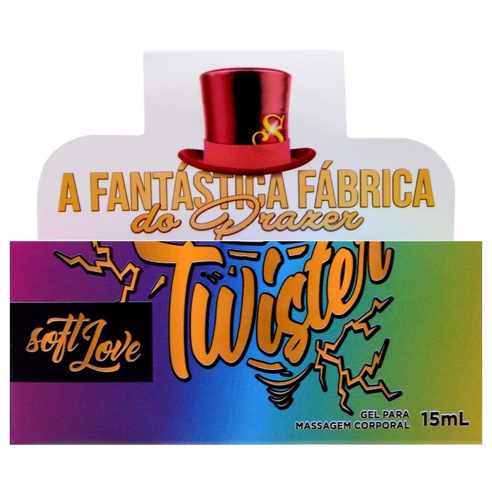 Twister Gel Furacão Sensações 15ml Soft Love