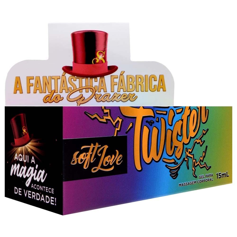 Twister Gel Furacão Sensações 15ml Soft Love